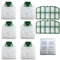 ZECKJVTD Kits De Sacs À Poussière De Rechange, Compatibles avec Vorwerk, Kobold, VK200, Accessoires, Filtres, Sacs À Poussière, Pièces De Rechange