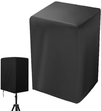 Cubiertas para altavoces – Funda protectora impermeable y resistente a la intemperie Oxford, bolsa protectora UV, ideal para exteriores, jardín, terraza y patio