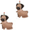 Gleemix 2 Stück 3D Riese Mops Luftballon Hund, Luftballons Kindergeburtstag, Helium Ballons Hund, Folienballon Tiere, Luftballon Tiere für Kinder Geburtstag Junge Mädchen Party Haustiere Thema Party