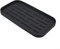 Bandeja de drenaje de silicona flexible para fregadero de cocina, organiza esponjas, cepillos y herramientas de limpieza (negro)