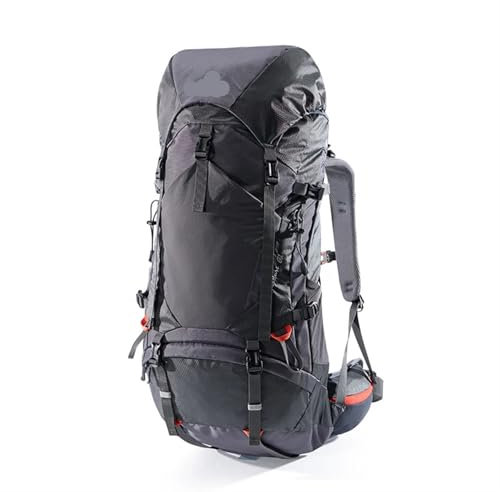 USOHJZ 65L Wanderrucksack Wasserdicht Professionelle Bergsteigertaschen for Männer Große Kapazität Camping Reisetasche Rucksack Outdoor-Sport-Rucksäcke