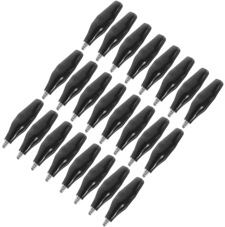 LIGIGWASH 100pezzi Morsetti Coccodrillo Per Test Elettrici Morsetti Coccodrillo Compatti Per Tester Di Pinze Resistenti Deformazioni