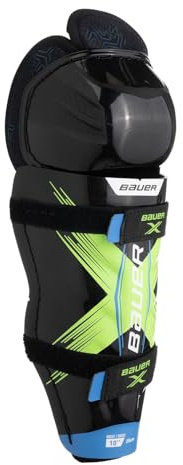 Bauer X II - Parastinchi per hockey su ghiaccio, per bambini, 10
