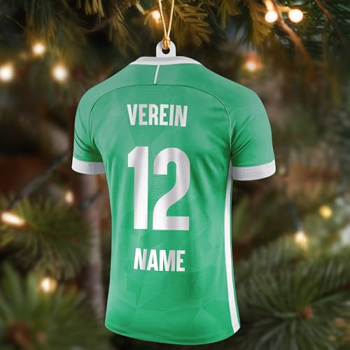 Bremen XXL Weihnachtsbaumschmuck - Bremen Fanartikel personalisierte Weihnachtskugeln, Bremer Fan Christbaumschmuck, Bremer Weihnachtsdeko - Bremen Fanshop