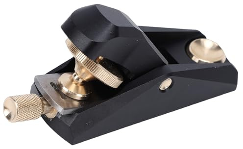 KIMISS Mini Rabot à Main pour le Travail du Bois, Rabot à Bloc à Faible Angle 33 ° pour la Fabrication de Modèles, la Coupe de Précision et l'artisanat du Cuir