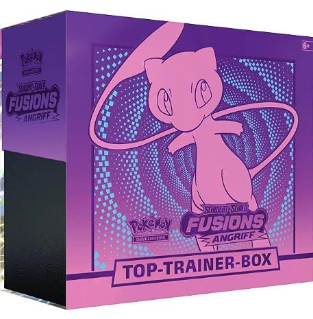 Pokémon Top-Trainer-Box Schwert & Schild – Fusionsangriff Deutsch | Pokémon Elite Trainer Box ETB