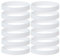 GOGO 12 Stück Silikonarmband Silikon Jelly Armbänder für Kinder, Gummi Armreifen für Partyzubehör- Weiß