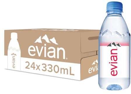 Evian Still Mineral Water 330 ml (Pack of 24)