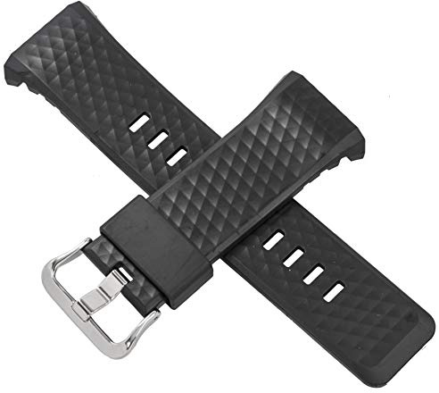 Casio 10545781 Genuine Factory Black Waveceptor Replacement Band WSD-F20
