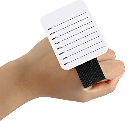 Sonew Palette d'extension de cils portable, Support de cils avec avec dragonne réglable, Support de plateau d'extension de cils, Accessoires pour extensions de cils(8-15mm)