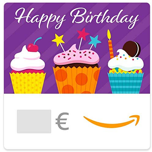 Digitaler Amazon.de Gutschein (Happy Birthday Cupcakes)