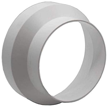 Riduttore a sezione rotonda, raccordo in PVC per tubature di scarico acqua, rifiuti e ventilazione, giunto di riduzione/accoppiamento in plastica - 120-150 mm