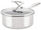 Circulon SteelShield C Series Stainless Steel Saucepan 18cm / 1.9L - Induction Saucepan with Lid with Hybrid Non Stick, Metal Utensil Safe & Dishwasher Safe Cookware