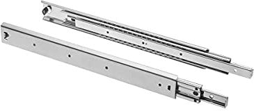 Heavy Duty Ball Bearing Drawer Runners, Under Stairs Storage Drawer Slides (500mm)