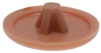 Helle Eichenholzfarbe Kunststoff Сovers for Screw with Phillips, Pozidriv, Square-X Head Plastic Covers Caps for Screw Self Tapping Screws (Packung mit 100 Stück) Größe - 12mm