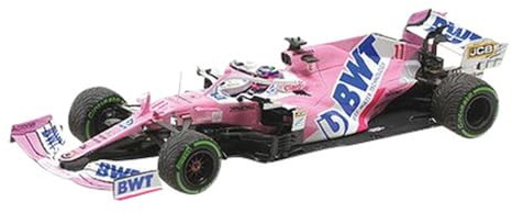 Minichamps 1:43 BWT Racing Point F1 Team Mercedes RP20 - Sergio Perez - 2nd Place Turkish GP 2020 - Sammlerstück Miniaturauto - Erwachsene, Sammler, Enthusiasten - Uni Erwachsene