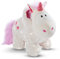 NICI Kuscheltier Einhorn Theodor im Schneeanzug 32 cm I Plüschtier für Mädchen, Jungen & Babys I Flauschiges Stofftier zum Kuscheln & Spielen – 48164