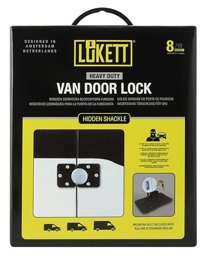 LUKETT Dispositivo Antifurto | Serratura Universale | Ideale per Furgoni | Porte Scorrevoli