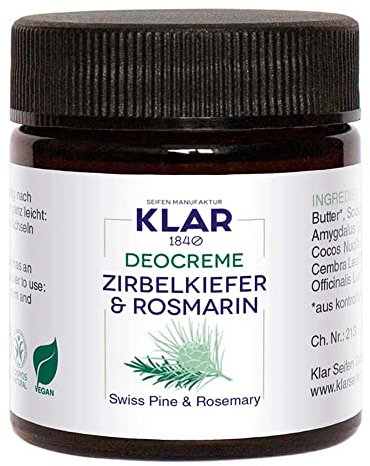 Klar Seifen Deocreme - Zirbelkiefer & Rosmarin 30ml (3)