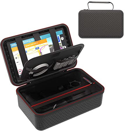 Digicharge 7 Zoll Navi Hülle Tasche für Garmin Drivesmart DriveCam 76 Dezl LGV720 LGV710 Dezlcam CamperCam 795 785 Fleet 780 790 Tomtom Go Camper Max Discover Expert Exclusive