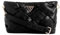 GUESS Damen Zaina Zip, Crossbody Top Reißverschluss, Schwarz