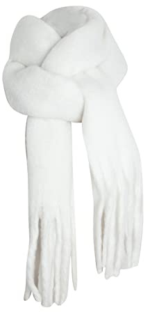 Écharpe pour femme - Écharpe chaude en grosse maille - Grande écharpe douce à pompons - Écharpe épaisse et moelleuse - Écharpe d'automne - Écharpe d'hiver surdimensionnée chaude à franges