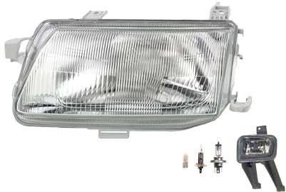 Johns, Scheinwerfer Halogen Front passend für Opel Astra F 09/1994-09/1998wa. H4 Links + Nebelscheinwerfer + Leuchtmittel