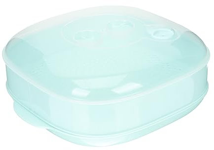Cabilock de microondas omatoma de Pan Bao Olla de Vapor Tocino de Alimentos de plástico Cesta de Vapor con Tapa Horno microondas Utensilios de Cocina