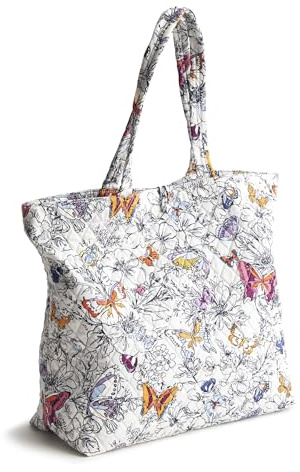 Vera Bradley Damen Cotton Original Tote, Flügel + Blüte, Einheitsgröße