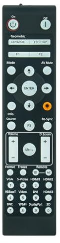 Allimity BR-3075W Replaced Remote Control Fit for Optoma DLP Projector ZH506T-W X600 ZH500T-W ZH606-W EH515TST ZK507 ZU406 ZH506-W ZH510T-B ZH606-B BR-3070L
