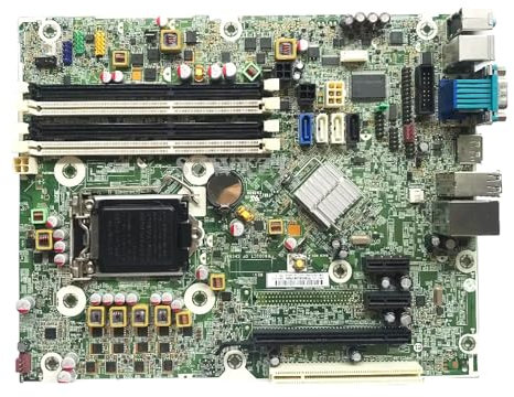 Carte mère pour 615114-001 611794-000 614036-002 Compatible avec HP Compaq 6200 Pro SFF Intel Q65 LGA1155 16 Go RAM 4X DDR3 BTX LAN, DisplayPort, USB 2.0. VGA reconditionné