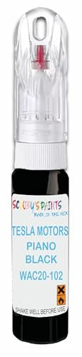 SCOOBYS PAINTS BACK IN THE MIX Paint Touch Up Pen For Tesla Motors Piano Black Wac20-102 Scratch Removal Car Repair