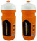 (Set 2 Pezzi) Borraccia per NAMED SPORT da 500 ml HYDRA 4PRO per Sali Minerali Integratori Bicicletta Bici Sport Palestra