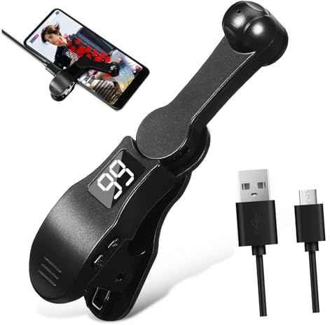 Angoily Automatischer Bildschirmklicker Abs, Schwarz, Verstellbar, Handy | Autoklicker für Handy Social Media, Schnelles Klicken Handy, Klickzähler