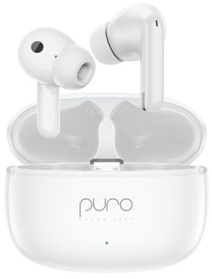 Puro Sound Labs PuroQuiet-Air - Lautstärkebegrenzung, True Wireless, Active Noise Cancelling Ohrhörer mit integriertem Mikrofon