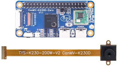youyeetoo Banana Pi BPI-CanMV-K230D-Zero Einplatinencomputer, Canaan K230D RISC-V, 128MB LPDDR4, Dual Kamera MIPI CSI, 40Pin GPIO, AIoT SBC, Motherboard (Grundausstattung)
