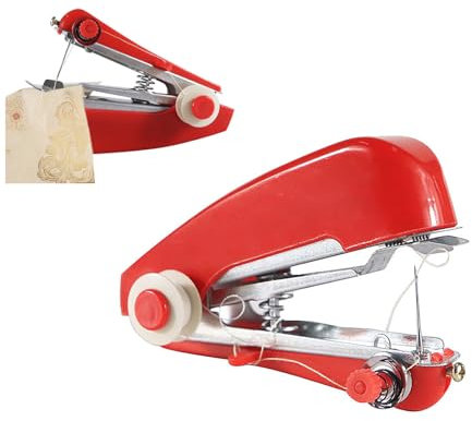 Mini máquina de coser portátil, práctica máquina de coser para manualidades, compacta