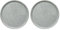 HENDI Plato de pizza redondo, plato para servir pizza, porcelana, motivo: granito, apto para el microondas y el lavavajillas, ⌀330 mm, gris (Paquete de 2)