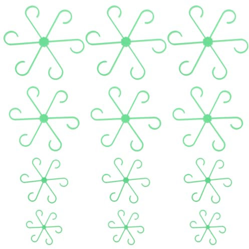 12 Stück Pflanzenstütze Pflanzen Stütze Pflanzenhalter Für Innenpflanzen Pflanzenklammern Plastikklettern Zimmerpflanzstamm Stamm Unterstützt Pflanzenkletterer Stammhalter Wachstumszubehör