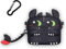 AIYAAIYA Custodia in silicone 3D per airpods, carina notte malvagio aspetto creativo Kawaii impermeabile antiurto per Airpod Wireless Headset Box di ricarica con portachiavi (yesha 4)