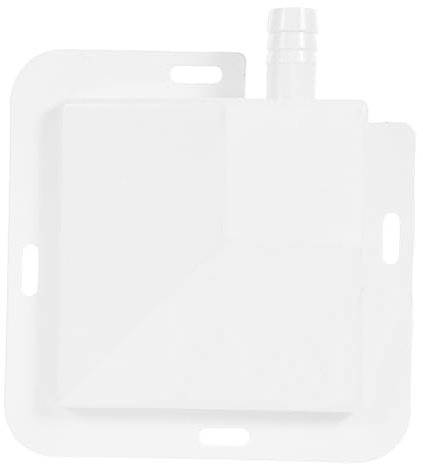 ANDRESLAD Air Conditioning Parts Hose Water Collector Drain Pan Portable Drip Pan Drip Tray with Drainage Split Air Conditioner Drip Tray Universal Drip Tray Drip Tray Plastic White