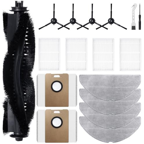 Jegehoyo Kit d'accessoires pour Tapo RV20 Max Plus/Tapo RV20 Max/Tapo RV30 Max Plus/Tapo RV30 Max aspirateur robot
