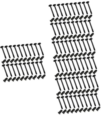 STOBOK 4 Sets Computer Case Cooling Fan Screw Kit Long Short Screws for Easy Installation of Case Fans for DIY Builders Technicians