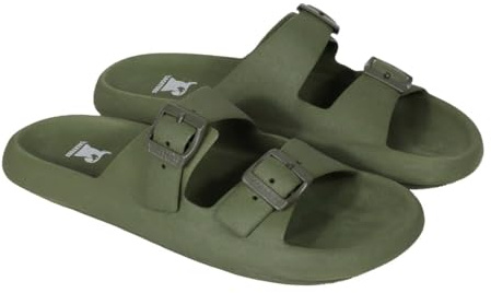 CACATOES Jessy Classic 25S1006125, Slides, Dark Khaki, 37.5 EU X-Étroit