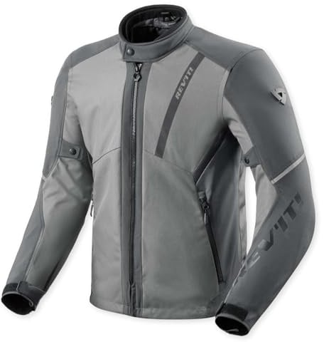 REV'IT! Revit Venator H2O wasserdichte Motorrad Textiljacke, grau/hellgrau, S