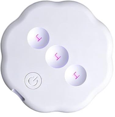 Lámpara nocturna de WC | Limpiador de lámpara UV adhesivo automático recargable – Luz con detección de movimiento – para habitación, casa, apartamento, niños, niñas, WC pasillo interior
