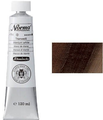 Schmincke – Norma® Professional - feinste Künstler-Ölfarben, Umbra gebrannt - 120 ml