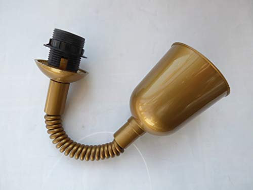 Rolly-Federzug, Leuchtenaufhängung E27 in Gold