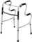 Lightweight Hi-Riser Walking Frame/Folding Zimmer Walker - Adjustable Height - Simple one Button Folding Mechanism