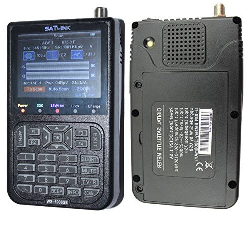 Satlink WS-6908SE Sat-Finder, Schwarz